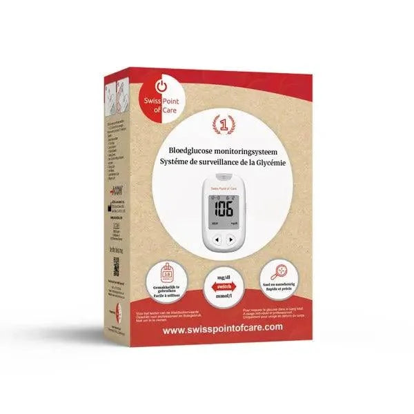 Blood Glucose Meter Swiss Point of Care 2nd Chance (no strips) swiss point of care S-OESK-67SW