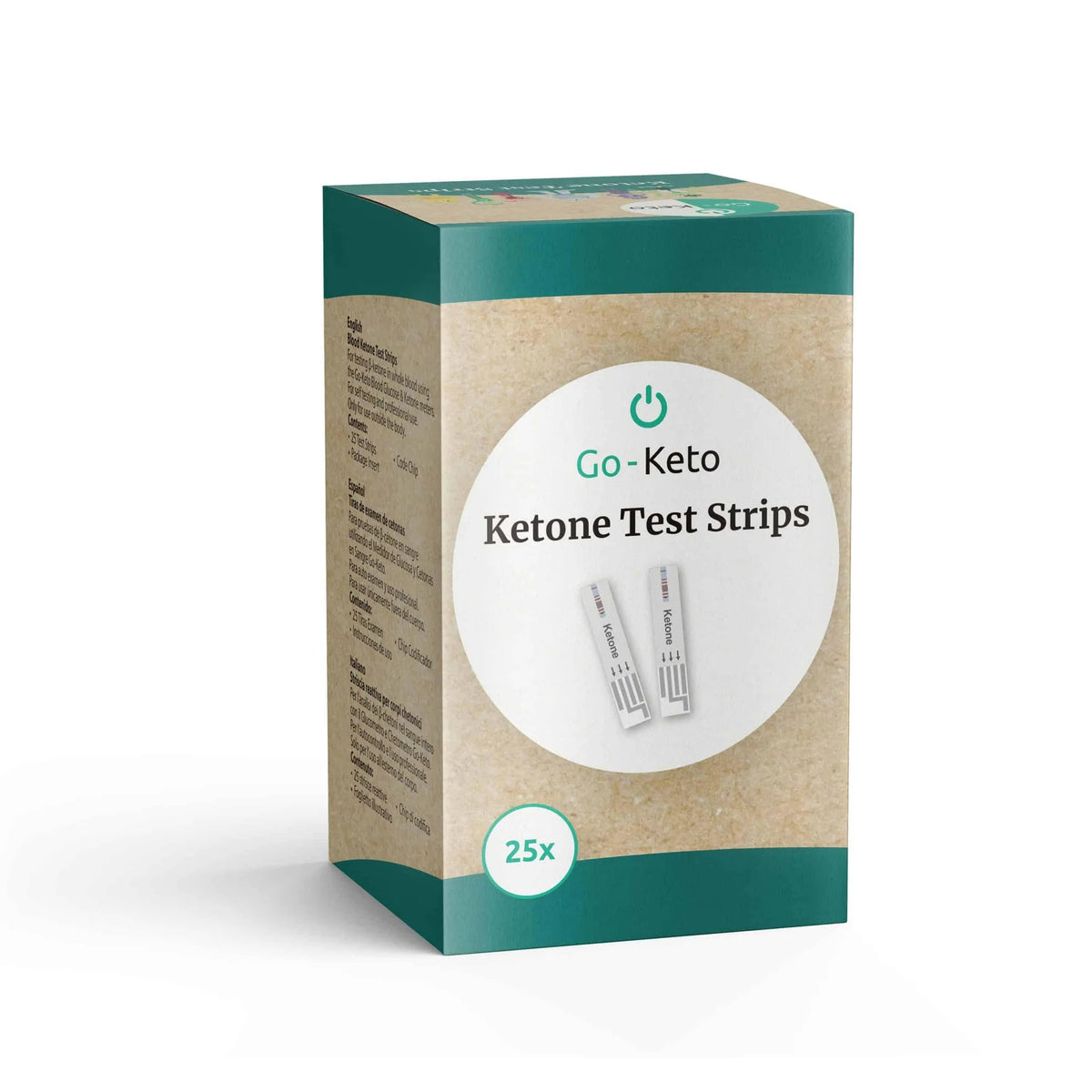 Blood Ketone Test Strip Go-Keto x25 go-keto P-GKKT-25