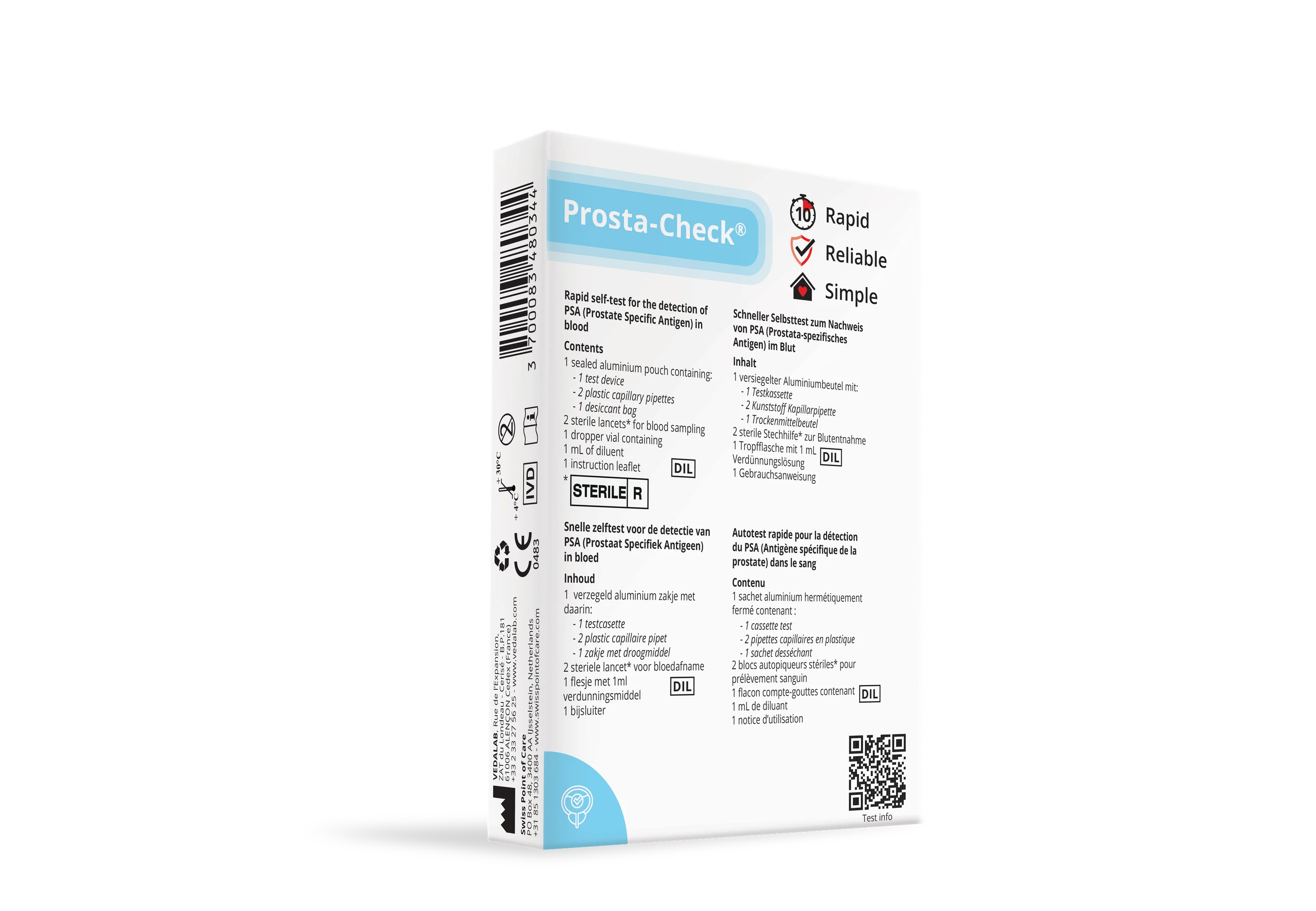Prosta-Check® Swiss Point of Care Swiss Point of Care P-ST-PRO-44
