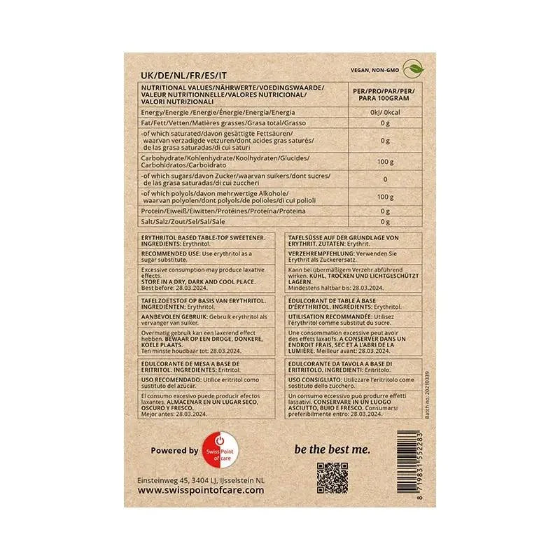Erythritol Premium Sweetener Go-Keto 800g – product overview