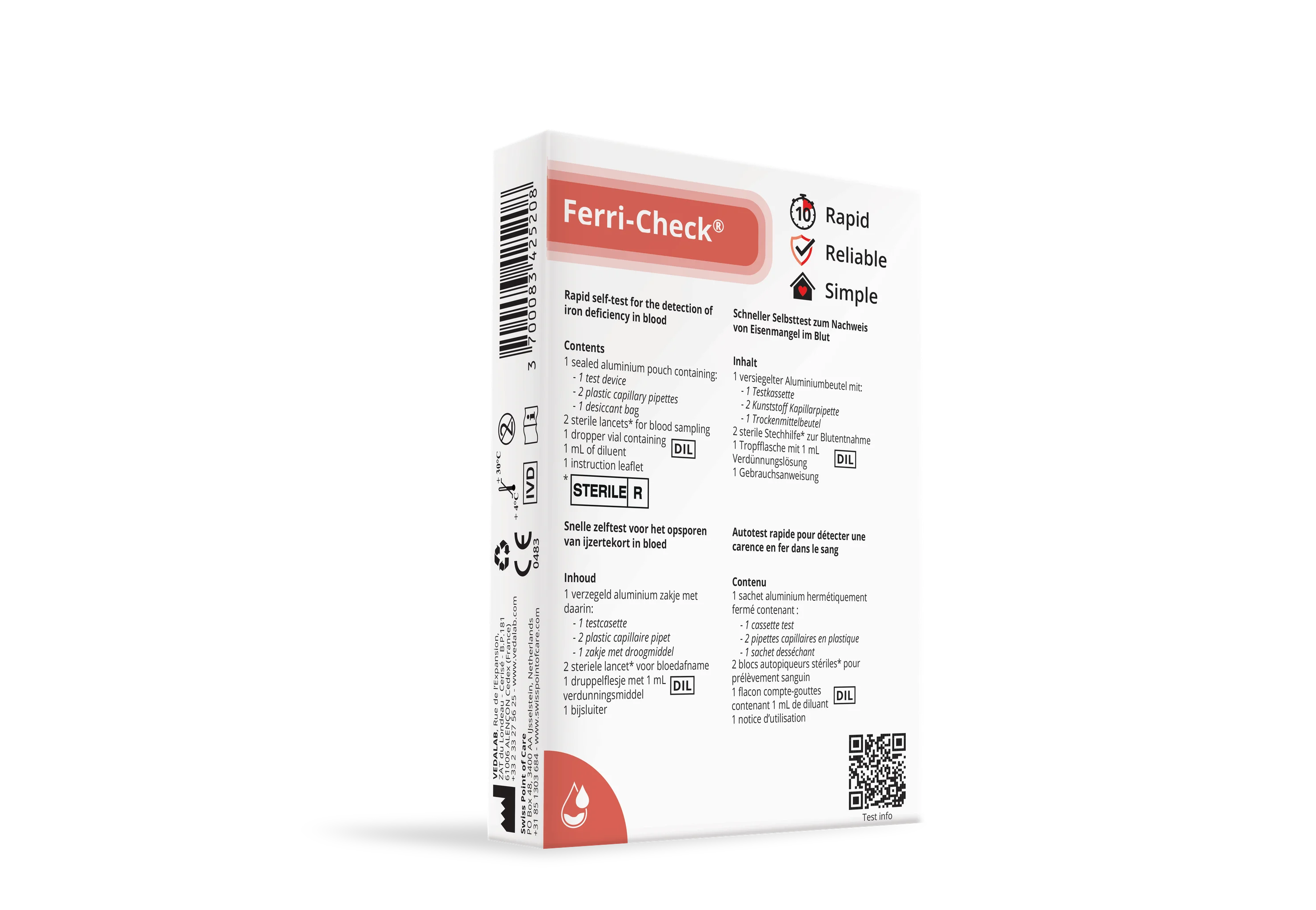 Ferri-Check® Swiss Point of Care Swiss Point of Care P-ST-FER-08