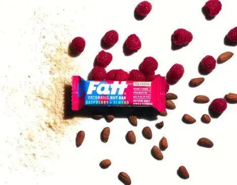 Keto Bar Raspberry Almond Live Fatt 30g x20 live fatt Snacks 01900022
