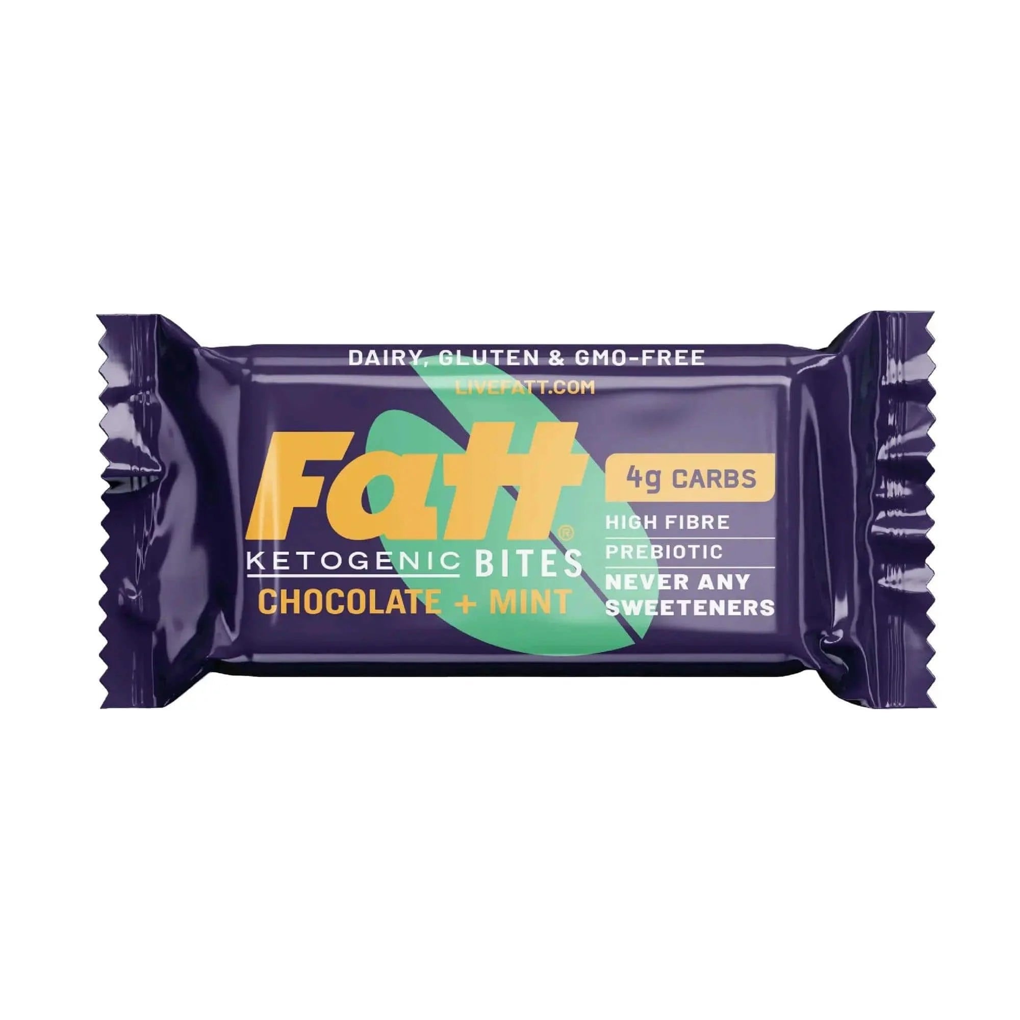 Keto Bites Chocolate Mint Live Fatt 35g x16 live fatt Snacks 01900027