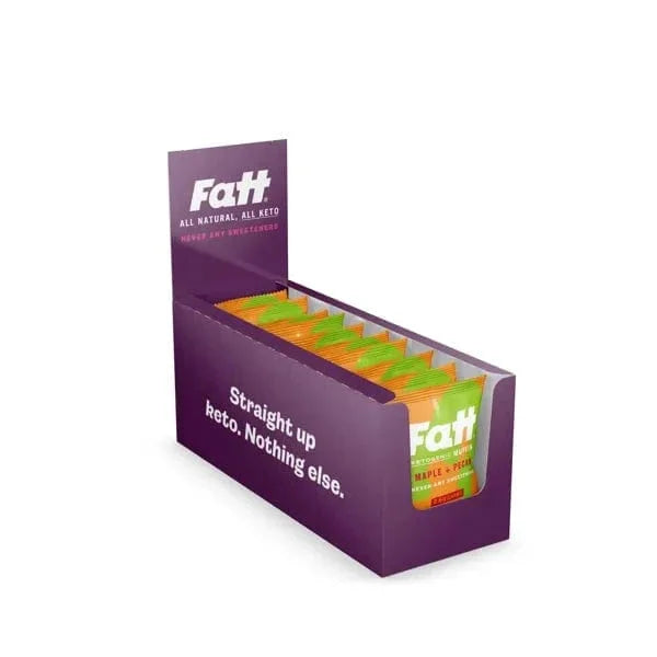 Keto Muffin Maple Pecan Live Fatt 40g x10 live fatt Snacks 01900026