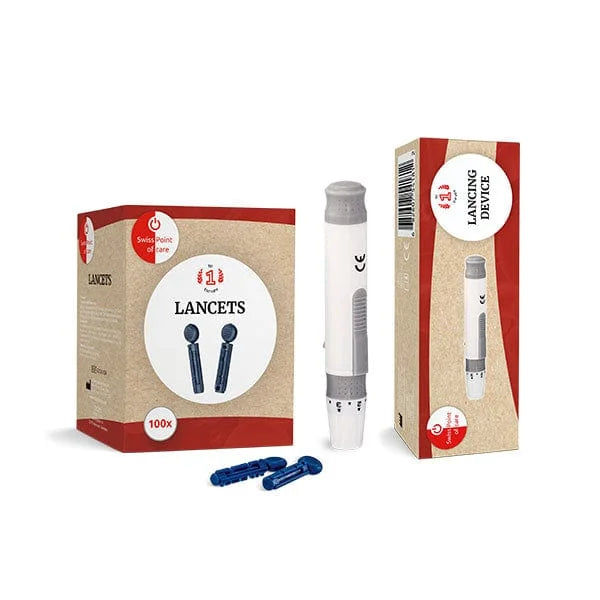 Lancets Swiss Point of Care x100 swiss point of care  P-OCLA-GK100SP